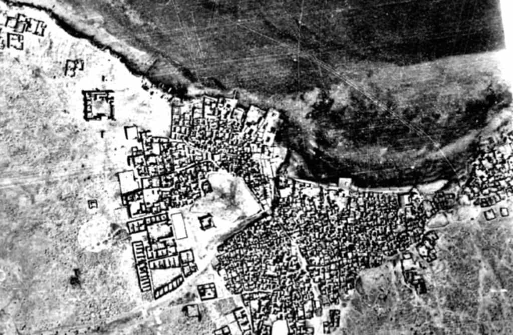 1947, Aerial, photograph, Doha, Qatar, UCL Qatar